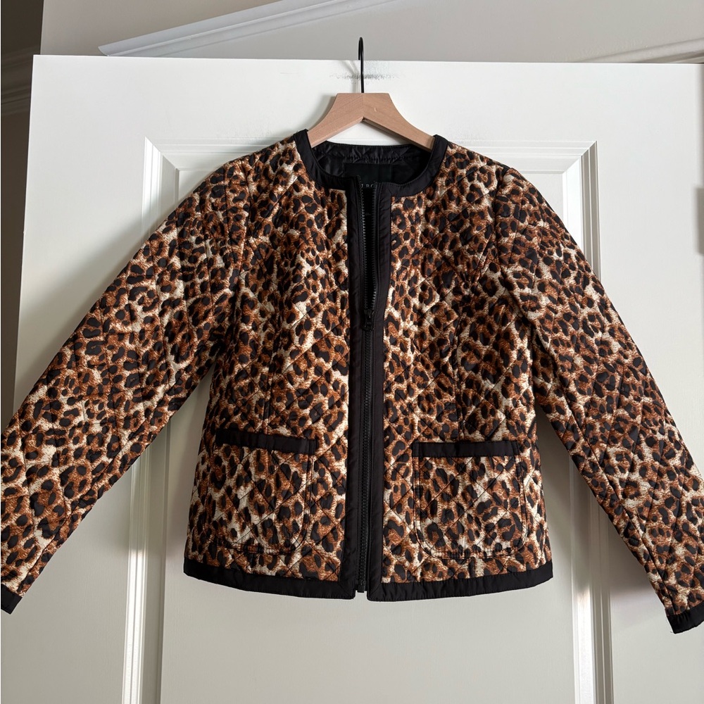 Talbots Animal Print Coat